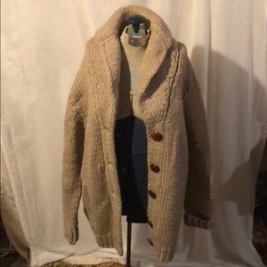 Long, Cute Beige Knit Sweater, no tags